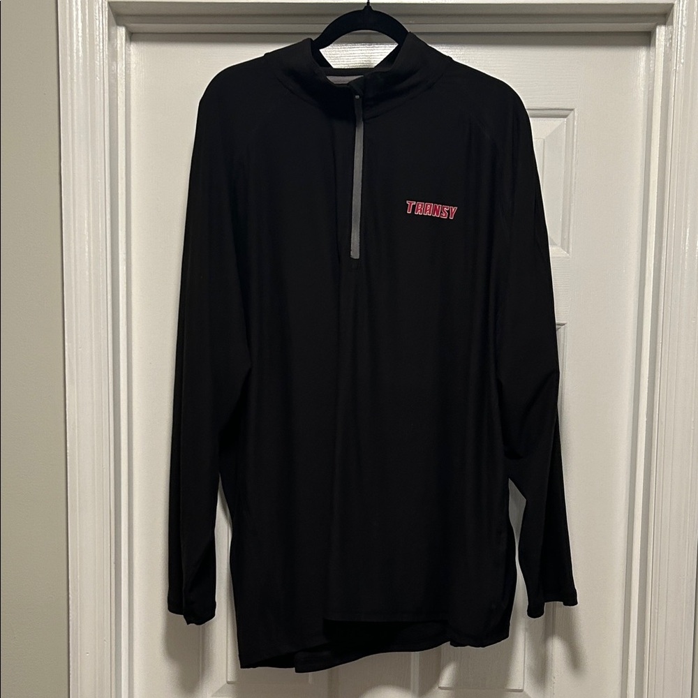 Black Performance Pullover With Red Transylvania … - image 1